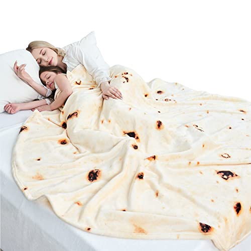 Burritos Tortilla Throw Blanket