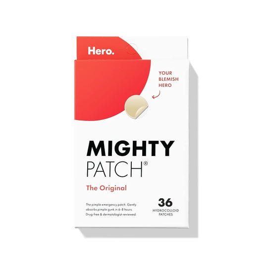 Mighty Patch Original from Hero Cosmetics - Hydrocolloid Acne Pimple Patch for Zits and (36 Count)