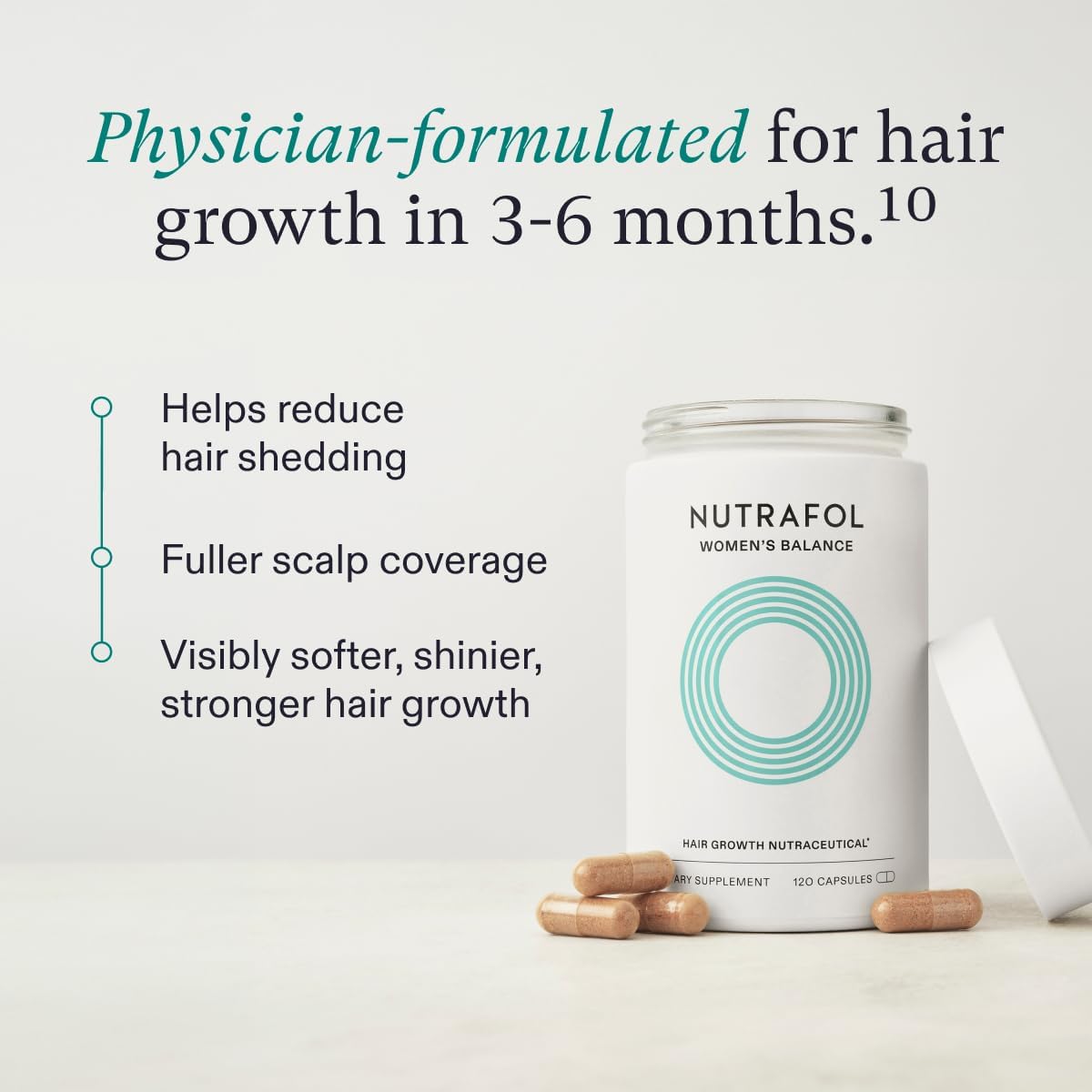 Nutrafol Women's Balance Hair Growth Supplements